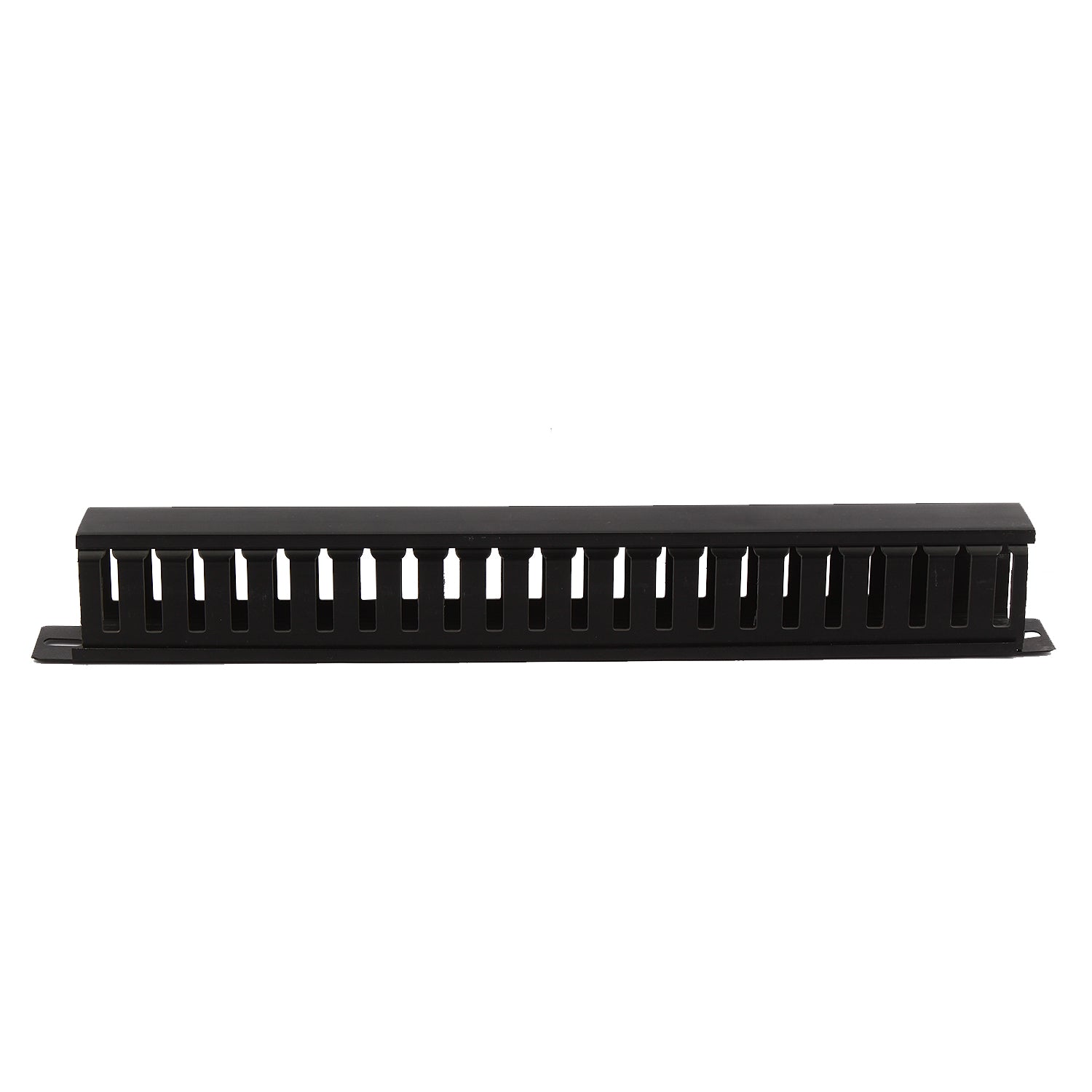 BOXNUBE 1U 22 Slot Rack Mount Horizontal Cable Manager Duct Raceway with Cover & Screws for 19 BOXNUBE 1U 22 Slot Rack Mount Horizontal Cable Manager Duct Raceway with Cover & Screws for 19